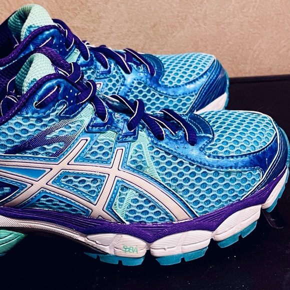 ASICS GEL-Flux Guidance Line Women's Running Shoes AHAR T568Q | Purple/Teal Sz 7 - Picture 12 of 12